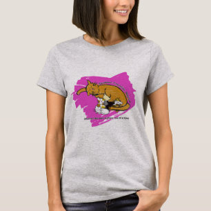 Kattungelogotypskjorta (rosa logotyp, version 2) t shirt