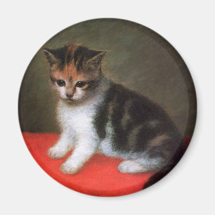 Kattungemagnet: Vintagekonst av George Stubbs Magnet