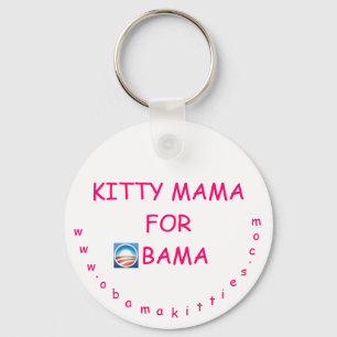 Kattungemammor för Obama Nyckelring