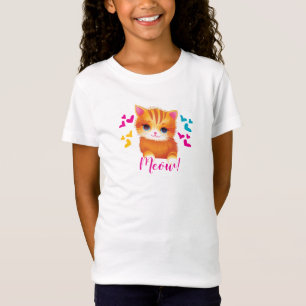Kattungen Mia födelsedagsflicka T Shirt