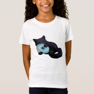 Kattungen som äter munken, lurar skjortan t shirt