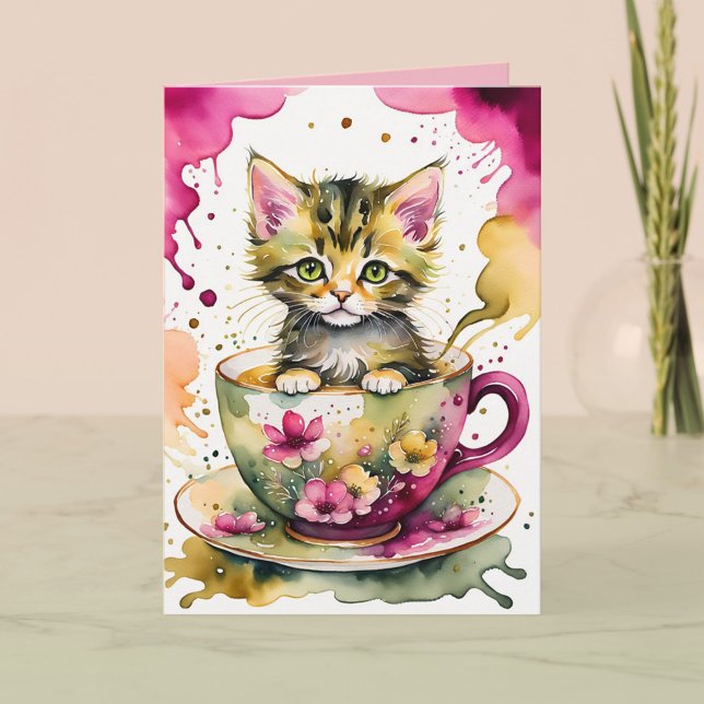 Kattungen som kom till Tea Kort (Skapare uppladdad)
