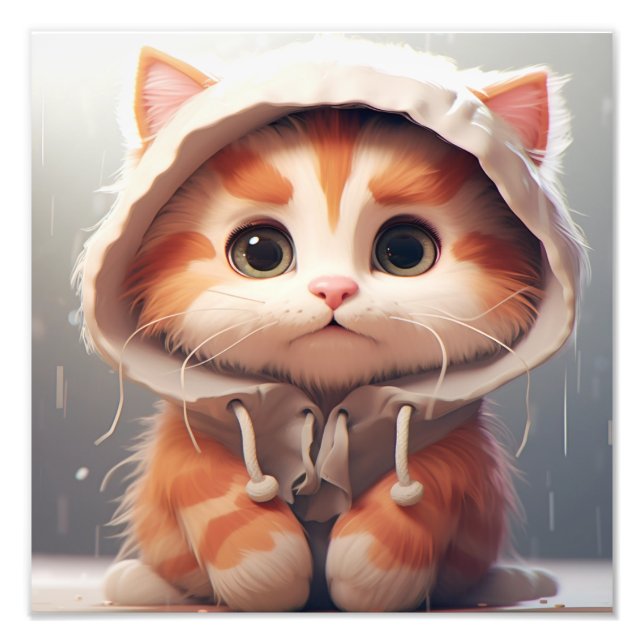 Kattungens daghem & Barnkammartryck Fototryck (Framsidan)