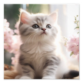 Kattungens daghem & Barnkammartryck Fototryck