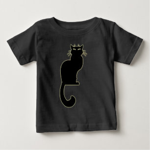 Kattungens Tröja Svart Katt Konst Småbarns Tröja