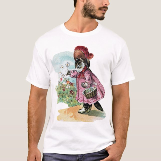 Kattungeskjorta T Shirt (Framsida)