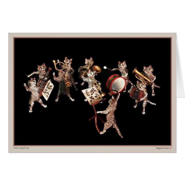 Kattungesymfoni Hälsningskort (Framsidan Horizontal)