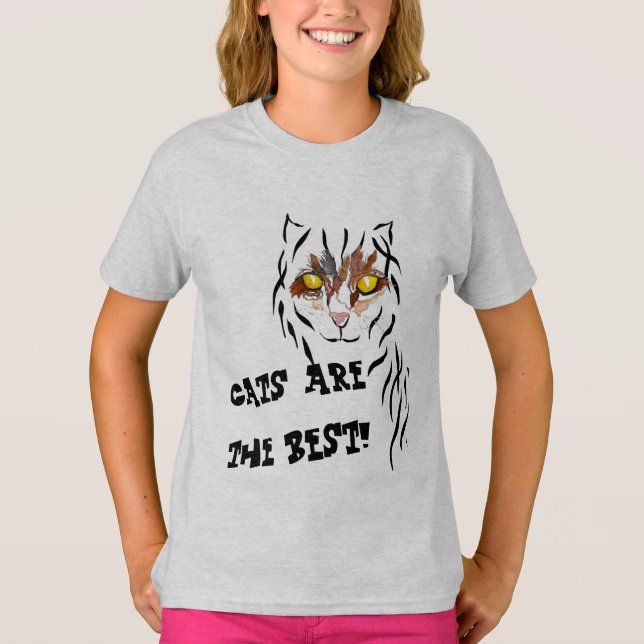 KattungeTshirtkatter som älskar älsklings- T-shirt (Framsida)