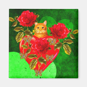 Kattungevalentin Magnet