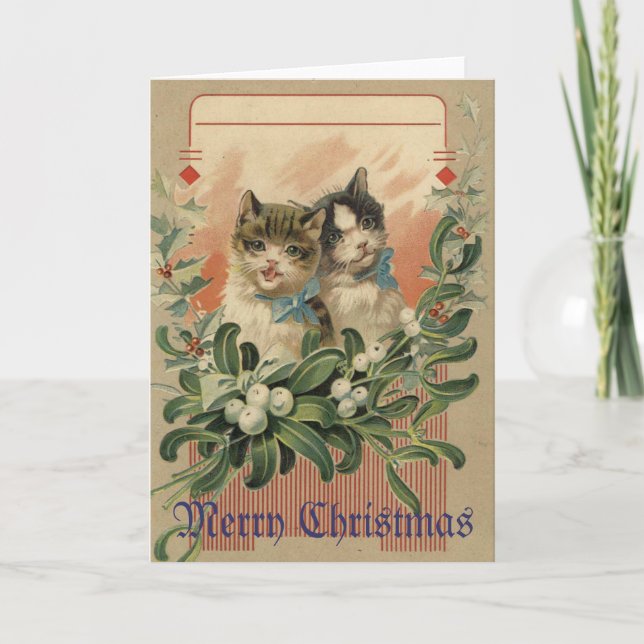 KattungeVictorianjulkort Helgkort (Framsida)