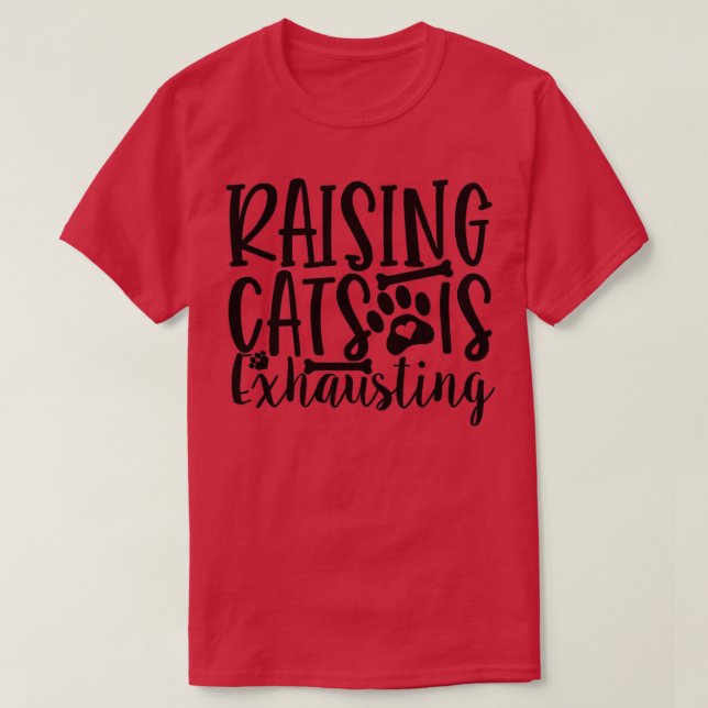 Kattupperna är slut på kattuppen Dam Kattunge T Shirt (Design framsida)