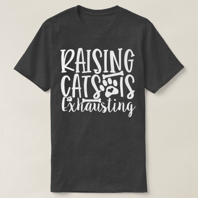 Kattupperna är slut på kattuppen Dam Kattunge T Shirt (Design framsida)
