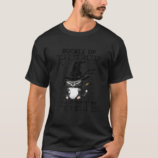 Kattupphängningsknapp som du just vridit mitt mål t shirt (Framsida)