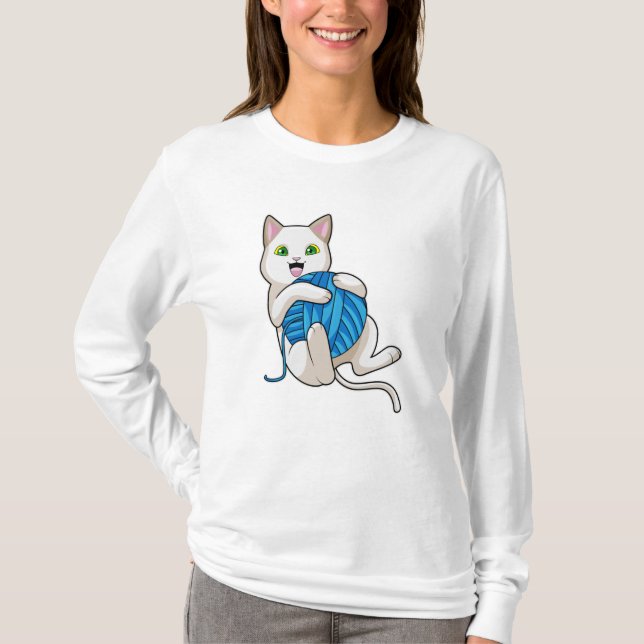 Kattuppspelningsylle T Shirt (Framsida)