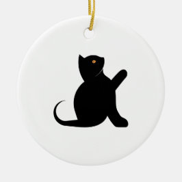 Kattutläggare Hej Julgransprydnad Keramik