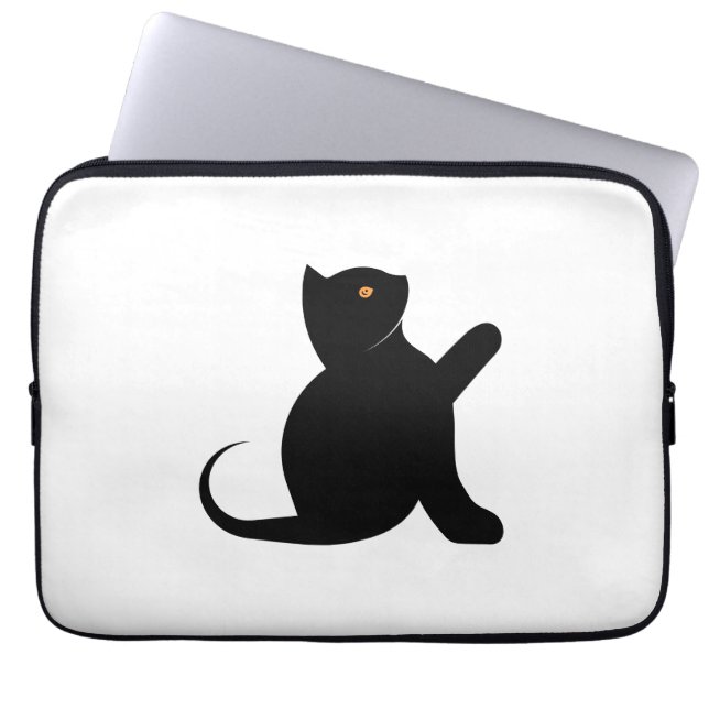 Kattutläggare Hej Laptop Fodral (Framsidan)