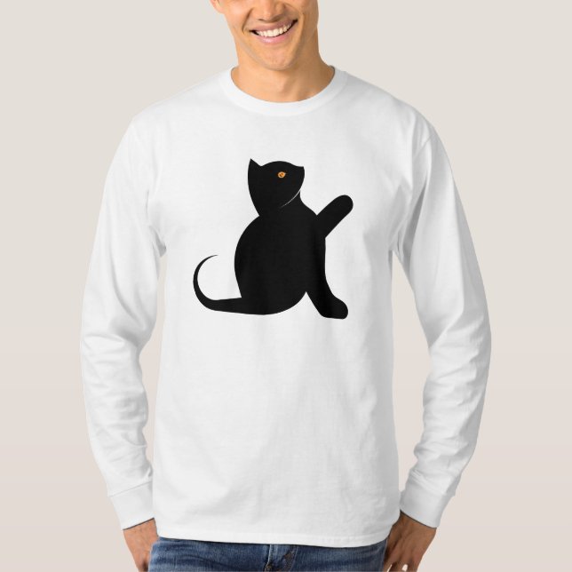 Kattutläggare Hej T Shirt (Framsida)