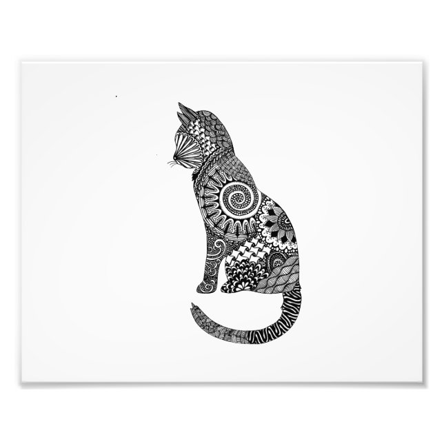 kattutskrift fototryck (Framsidan)