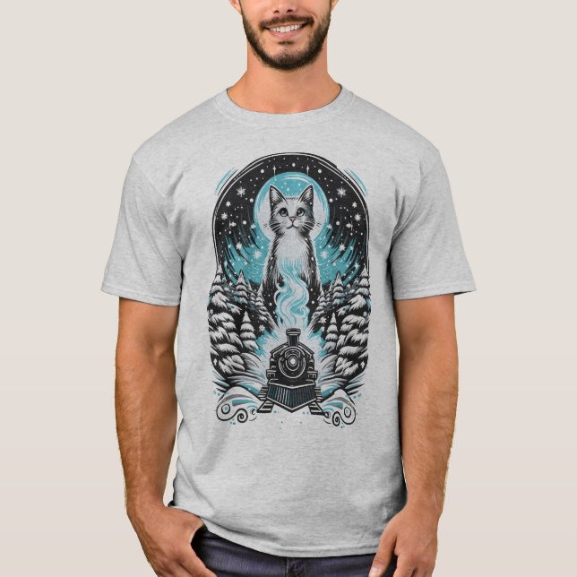 kattuttryck t shirt (Framsida)