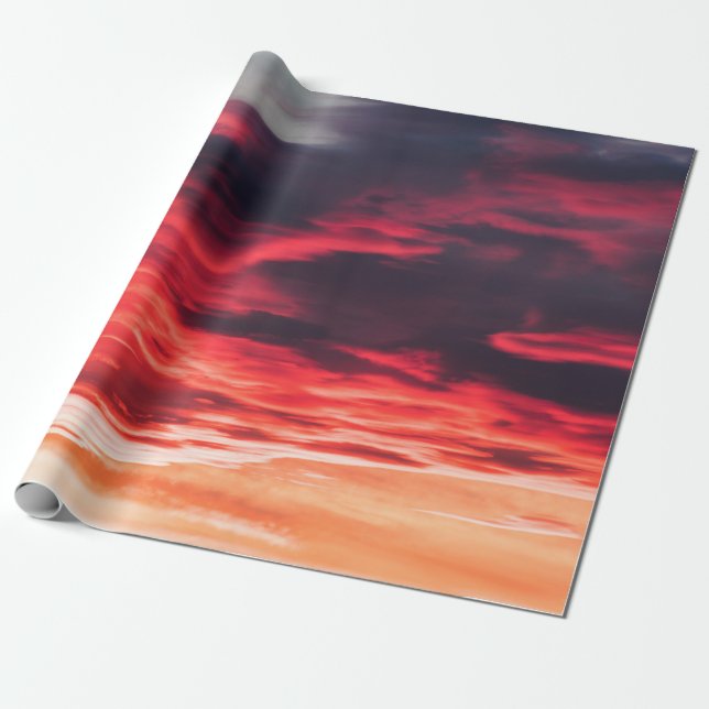 kattvåg presentpapper (Utrullad)