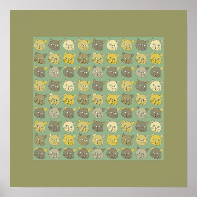 kattvägg poster (Framsidan)