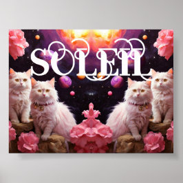 Kattväggkonst för kattälskare poster