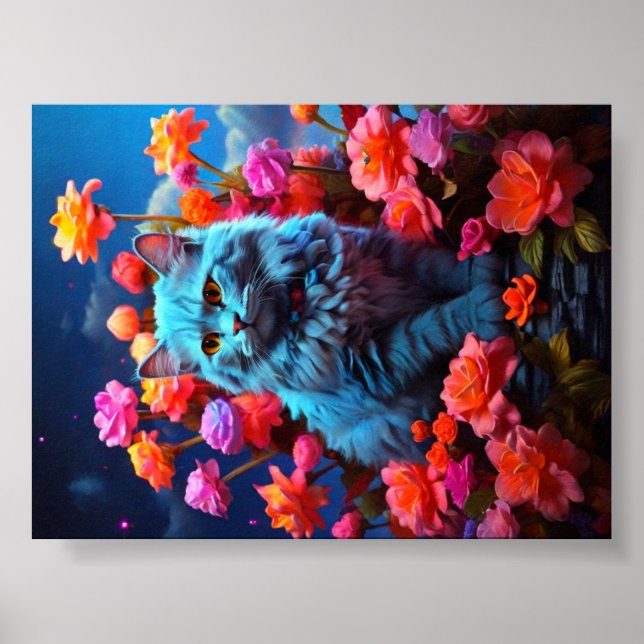 Kattväggskonst för kattlumpor poster (Framsidan)