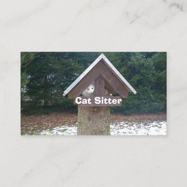 Kattvakt Visitkort (Framsida)