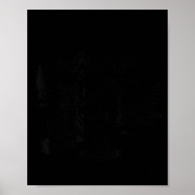 Kattvandring camping poster (Framsidan)