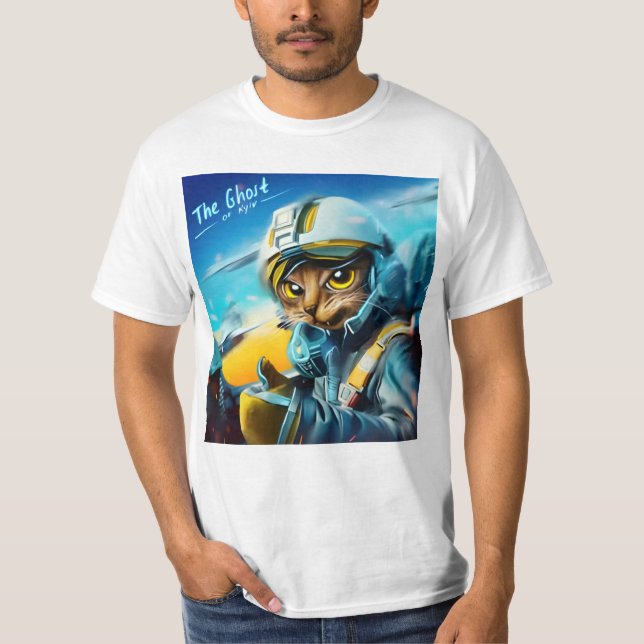 " Kattvärdland Kyiv Ukraina designerar oisex " T Shirt (Framsida)
