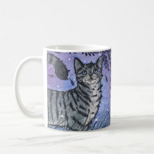 Kattverk i Garden Bliss Watercolor Art Kaffemugg