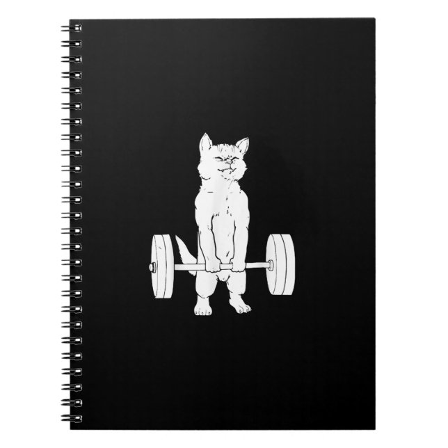 Kattviktning och -gym anteckningsbok (Framsidan)