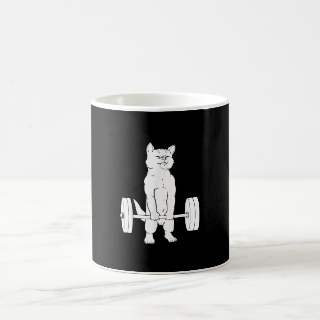 Kattviktning och -gym kaffemugg (Center)