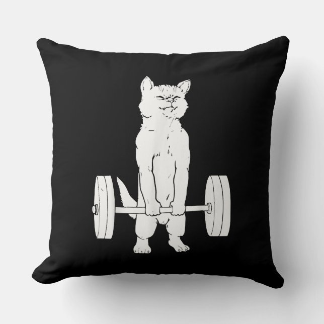Kattviktning och -gym kudde (Framsida)