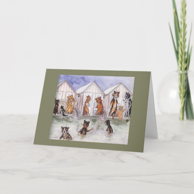 Kattvintagekort Kort (Framsida)