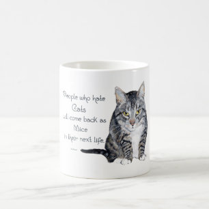 Kattvisdom - Människor som hatar katter Kaffemugg