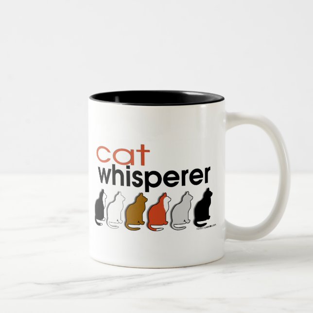 KattWhisperer Två-Tonad Mugg (Höger)