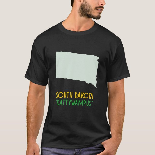 ’Kattywampus’ South Dakota State T Shirt (Framsida)