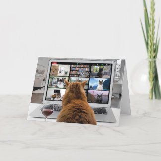 Katvalentinkort Helgkort