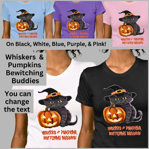 KATVITKARE OCH PUMPKINER, BEVITCHADE BUDDIER T SHIRT