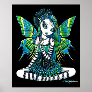 Katy Grönt Tattoo Fairy Poster