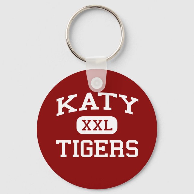 Katy - Tigers - Katy High School - Katy Texas Nyckelring (Framsida)