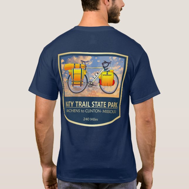 Katy Trail (cykel2)2 T Shirt (Baksida)