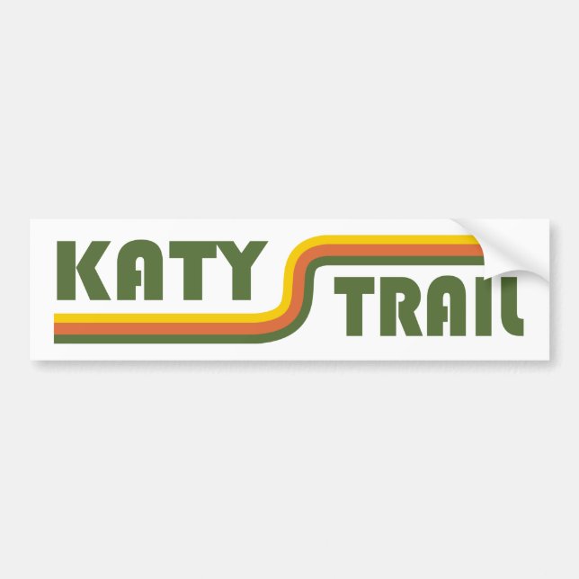 Katy Trail Missouri Bildekal (Framsidan)