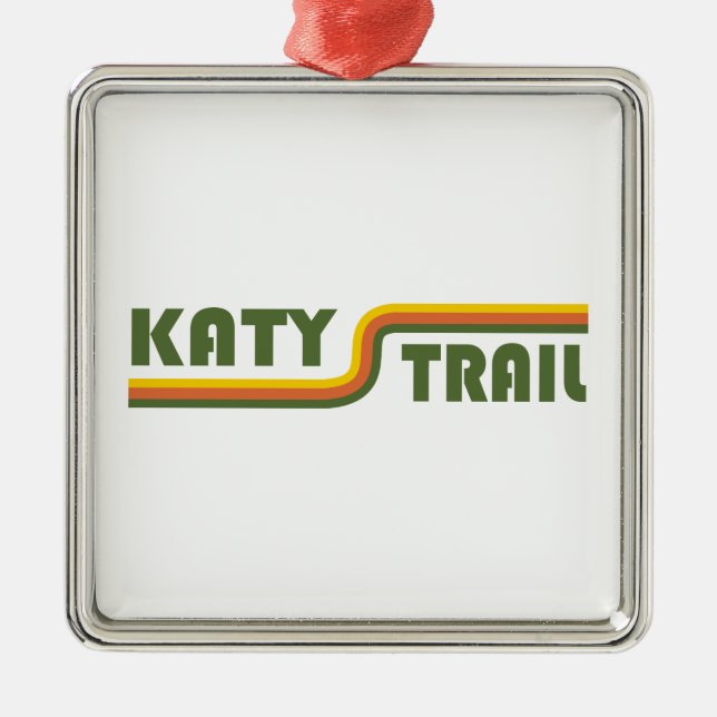 Katy Trail Missouri Julgransprydnad Metall (Framsidan)