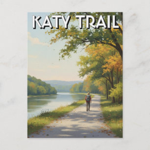 Katy Trail Missouri Resa Vykort