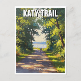Katy Trail Missouri Travel Vykort