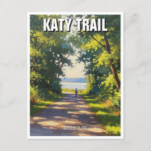Katy Trail Missouri Travel Vykort