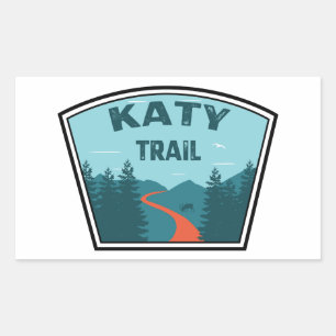 Katy Trail Rektangulärt Klistermärke