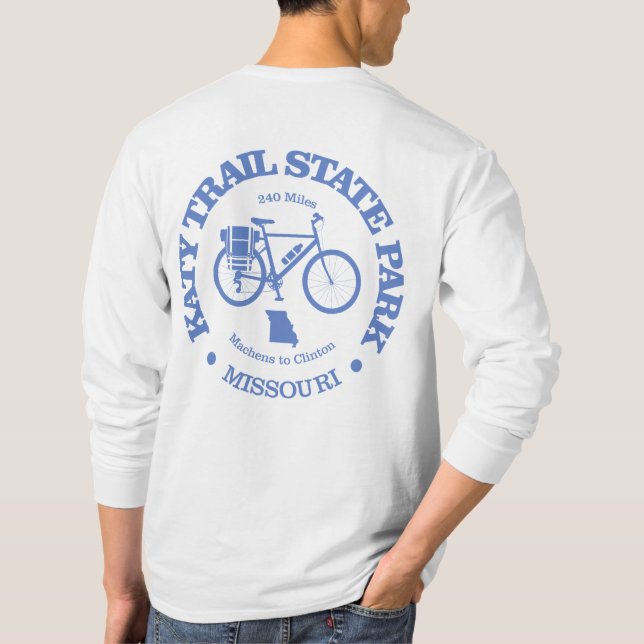 Katy Trail State Park (cykling) T Shirt (Baksida)